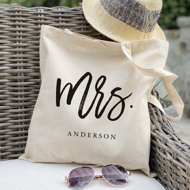 Bolso De Tela Caligrafía Sra. Modern Moda (Subido por el creador)