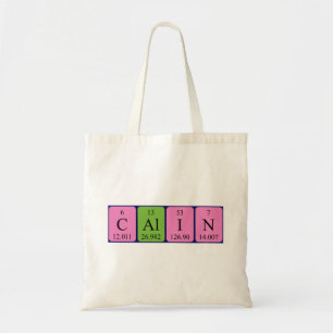 Bolso De Tela Calin nombre de tabla periódica aleta