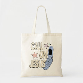 Bolso De Tela Call on Jesus – Retro Faith Design