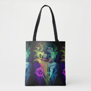 Bolso De Tela Calla Lillies