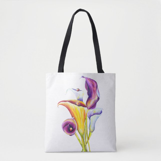 Bolso De Tela Calla Lillies (Anverso)