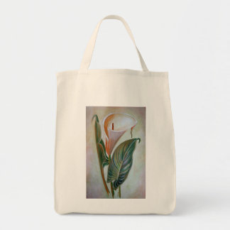 Bolso De Tela Calla Lily Hermoso Arte Botánico
