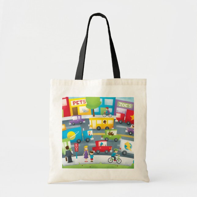Bolso De Tela Calle de la ciudad (Frente)