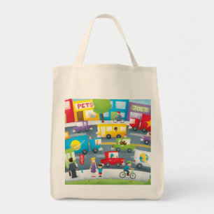 Bolso De Tela Calle de la ciudad