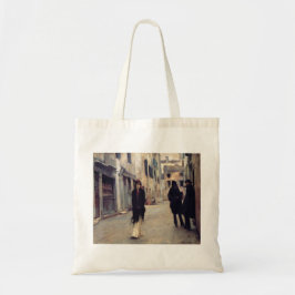 Bolso De Tela Calle de Venecia (Mujer Elegante) (Sargento cantan