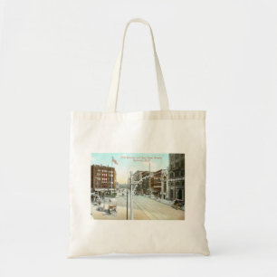 Bolso De Tela Calle Genesee & Water, Siracusa, Nueva York Vintag
