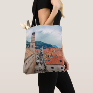 Bolso De Tela Calle principal de Dubrovnik, Croacia