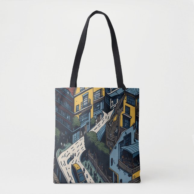 Bolso De Tela Calle San Francisco (Anverso)