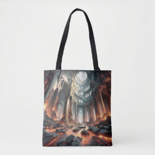 Bolso De Tela Calles de lava