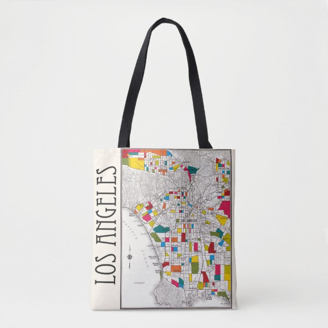 Bolso De Tela Calles de Los Ángeles (Anverso)