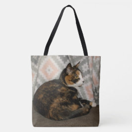 Bolso De Tela Callie Cat en Sofa