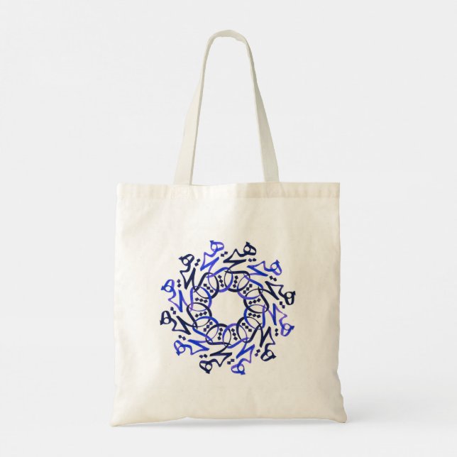 Bolso De Tela Calligrafía persa Tote Bag (Reverso)