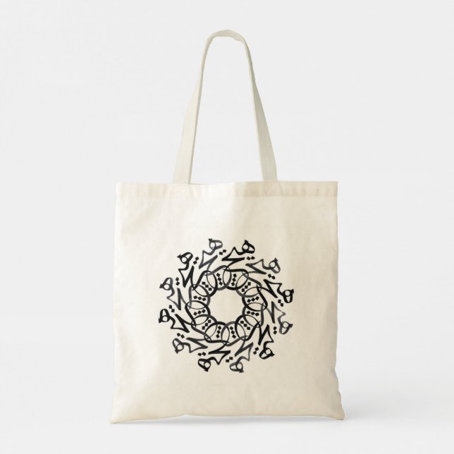 Bolso De Tela Calligrafía persa Tote Bag (Reverso)