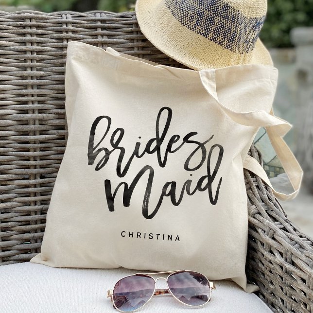 Bolso De Tela Calligraphy Bridemaid (Subido por el creador)
