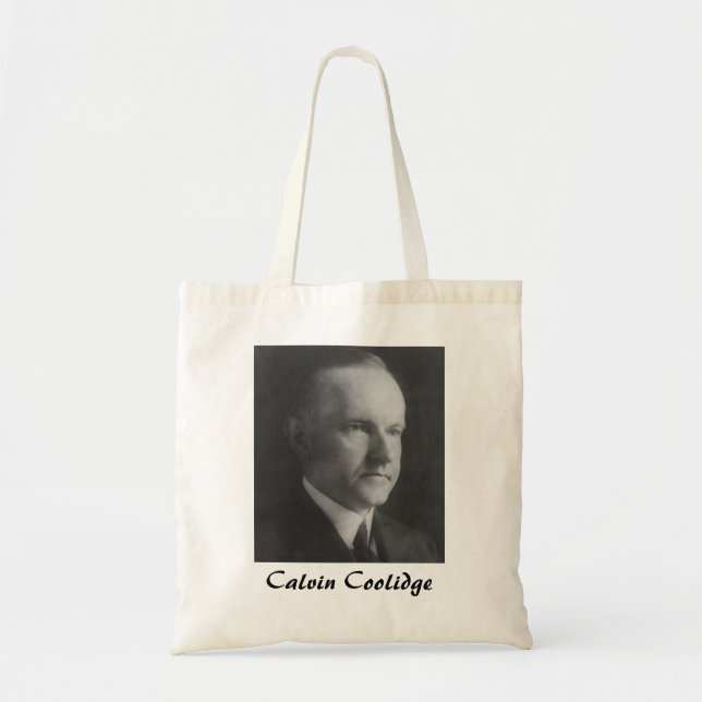 Bolso De Tela Calvin Coolidge (Frente)
