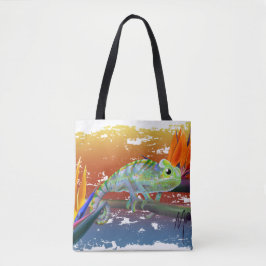Bolso De Tela Camaleón 