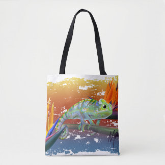 Bolso De Tela Camaleón 