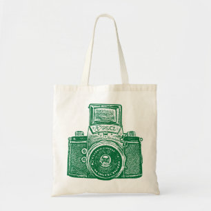 Bolso De Tela Cámara de Alemania Oriental - Verde Forestal
