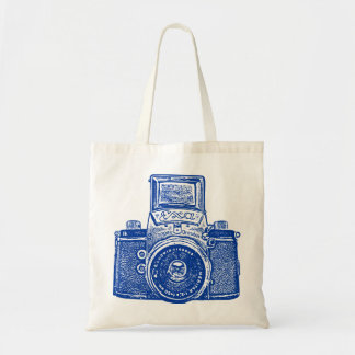 Bolso De Tela Cámara germanooriental - azul marino