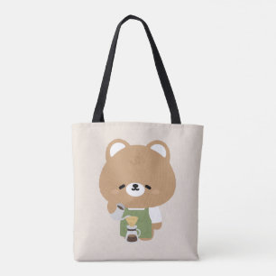 Bolso De Tela Camarero Oso Lindo