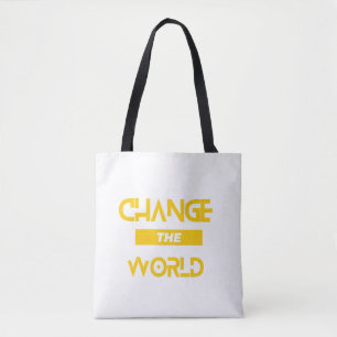 Bolso De Tela Cambiar el mundo