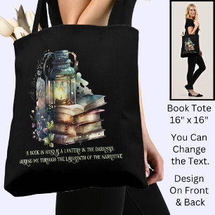 Bolso De Tela Cambiar texto, libros góticos y faroles, presupues