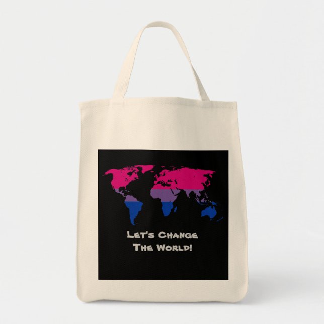 Bolso De Tela Cambiemos el mundo (Frente)