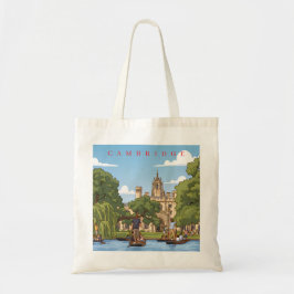 Bolso De Tela Cambridge river Cam view tote bag