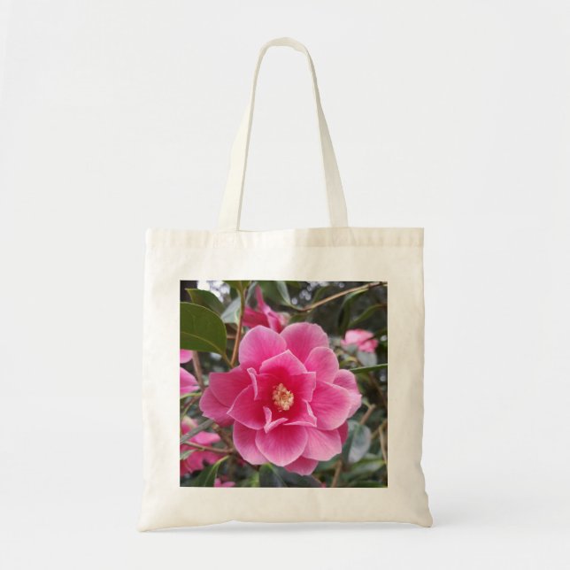 Bolso De Tela Camelia en el Parque (Frente)