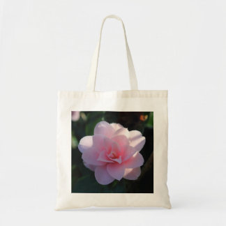 Bolso De Tela Camelia rosa