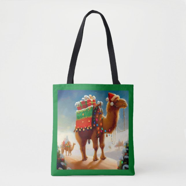 Bolso De Tela Camello 2 de los navidades (Anverso)