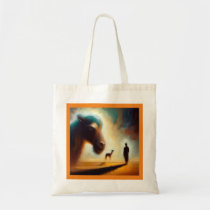 Bolso De Tela Camello de animales espirituosos 1