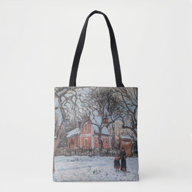 Bolso De Tela Camille Pissarro - Chataigniers a Louvecienne (Anverso)