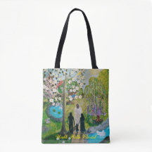 "Camina con Cristo" Tote Bag