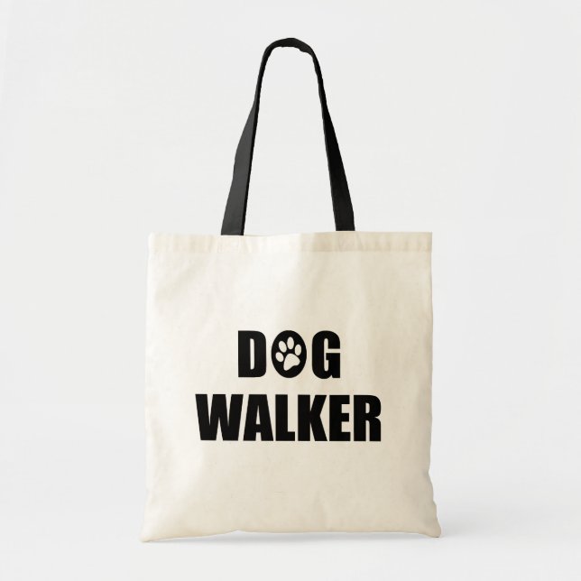 Bolso De Tela Caminante del perro (pata) (Frente)