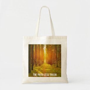 Bolso De Tela Caminar por el sendero menos recorrido