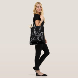 Bolso De Tela Caminar por Faith Stylistic Black