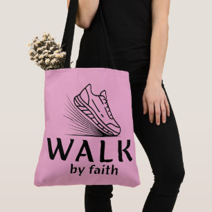 Bolso De Tela Caminar por fe