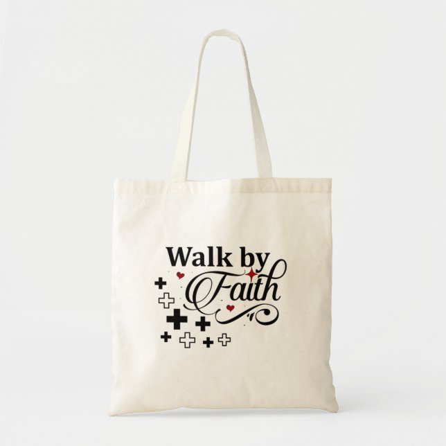 Bolso De Tela Caminar por la fe (Frente)