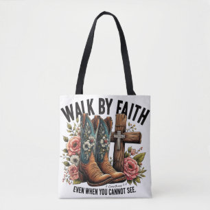 Bolso De Tela Caminar por la fe