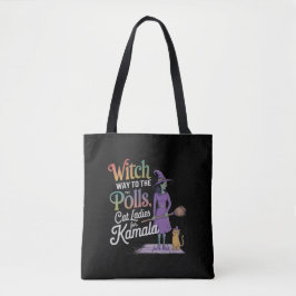 Bolso De Tela ¿Camino de Bruja para votar? Gatos damas de Kamala