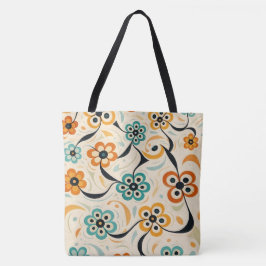 Bolso De Tela Camino de Pétalos