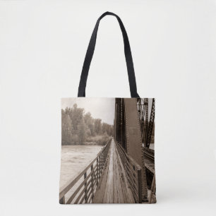 Bolso De Tela Camino del puente ferroviario de Talkeetna