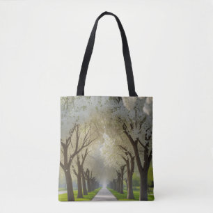 Bolso De Tela "Camino Tranquilo - Camina Entre Petales Diariamen