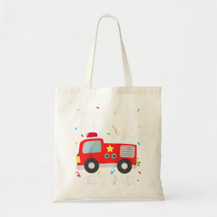 Bolso De Tela Camión de bomberos niños 2 cumpleaños niño pequeño