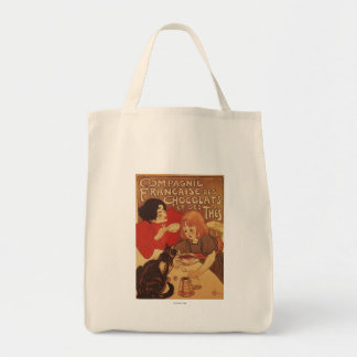 Bolso De Tela Camión de chocolate y té madre e hija