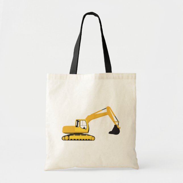Bolso De Tela Camión de construcción de excavadoras (Frente)