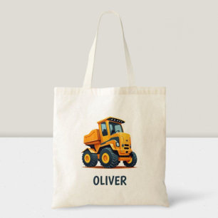 Bolso De Tela Camión de construcción moderno lindo personalizado