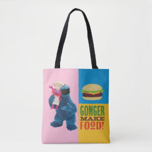 Bolso De Tela Camión de foodie de Cookie Monster Gonger Make F