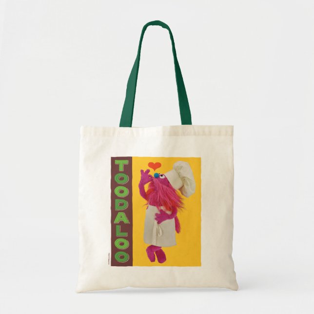 Bolso De Tela Camión de foodie de Cookie Monster | Toodaloo (Frente)